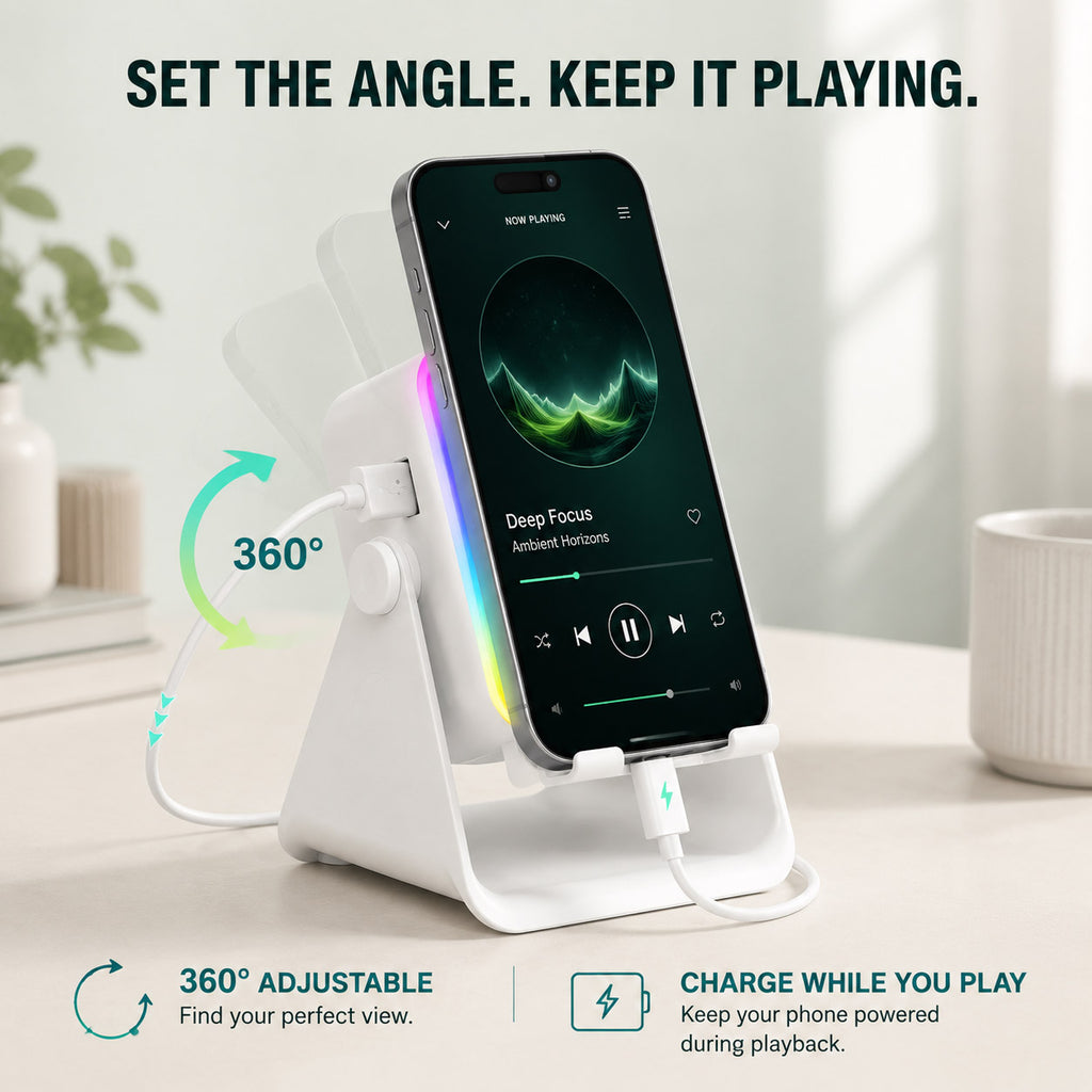 RIVETI Place-and-Play Induction Speaker Stand
