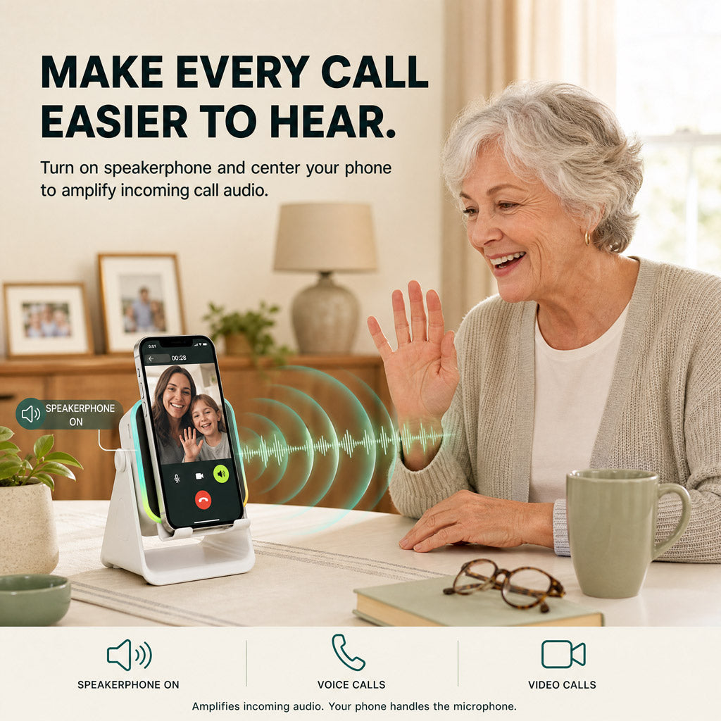 RIVETI Place-and-Play Induction Speaker Stand