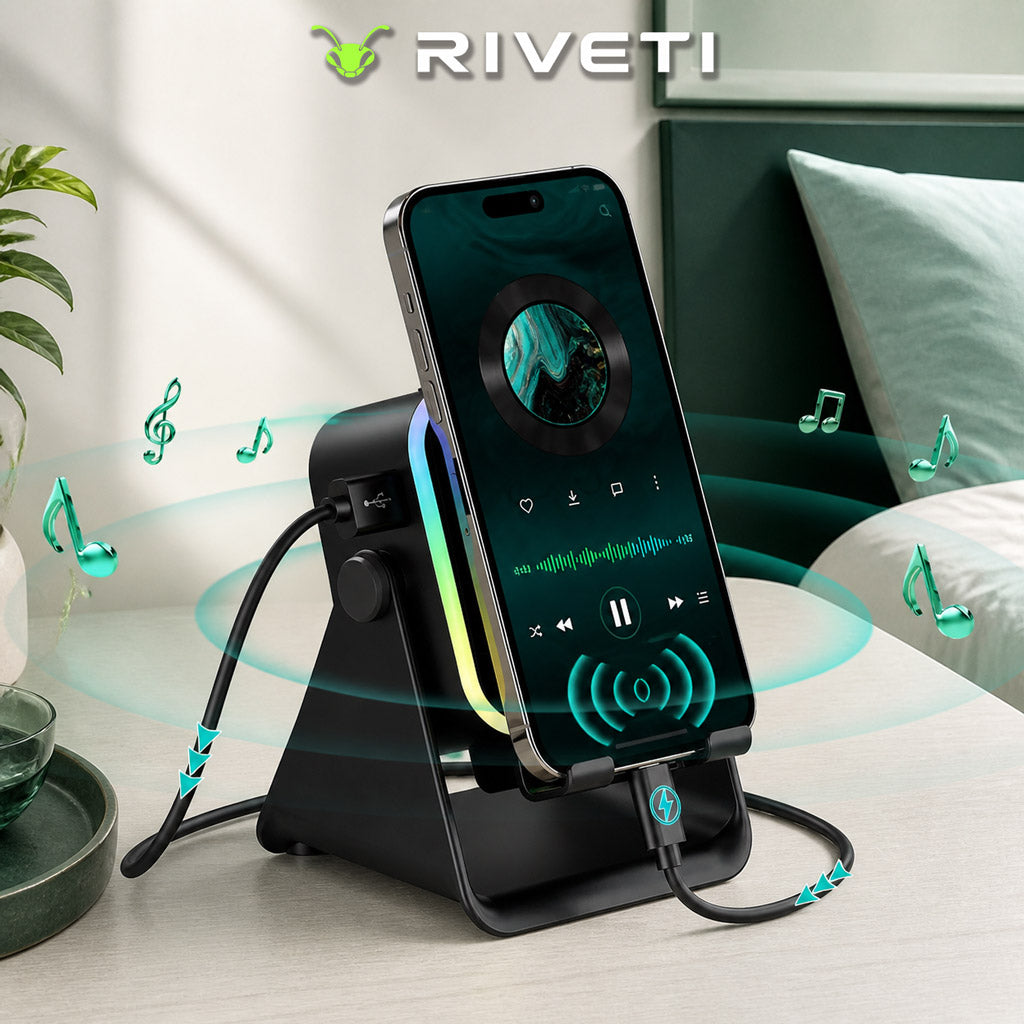 Soporte de Altavoz por Inducción Place-and-Play RIVETI