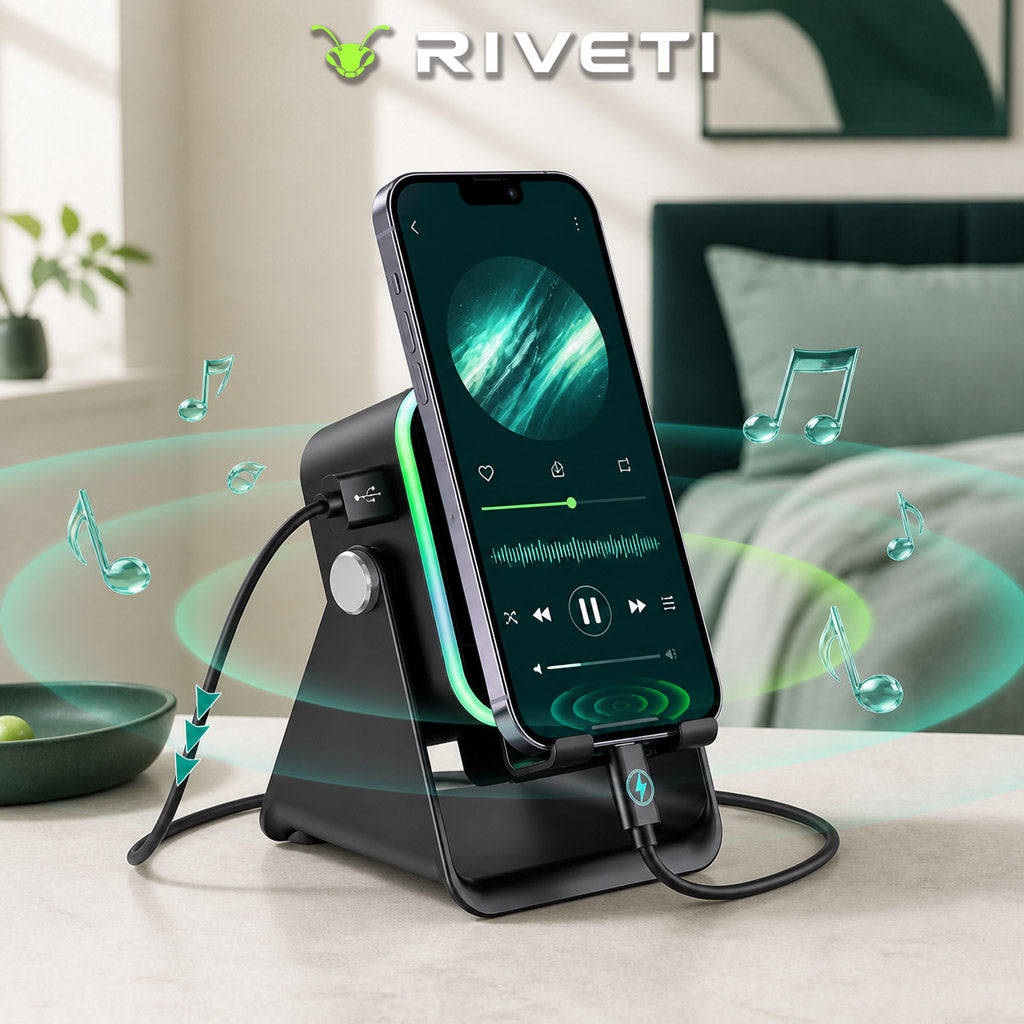 RIVETI Place-and-Play Induction Speaker Stand