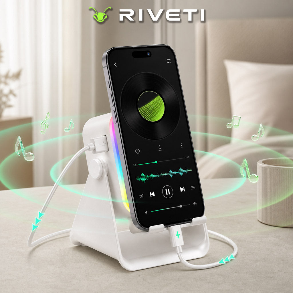 RIVETI Place-and-Play Induction Speaker Stand